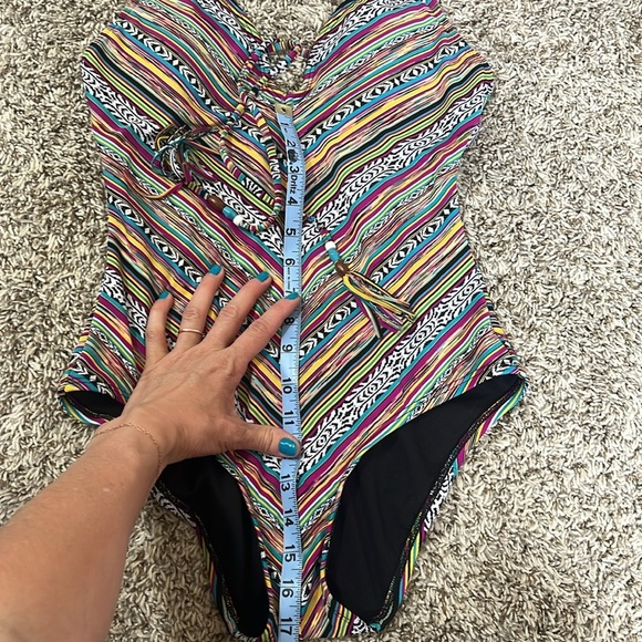 Lucky Brand Arabian Nights One Piece Swimsuit size medium - Picture 11 of 12